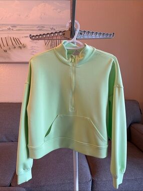 all in motion Mint Green Half-Zip Pullover